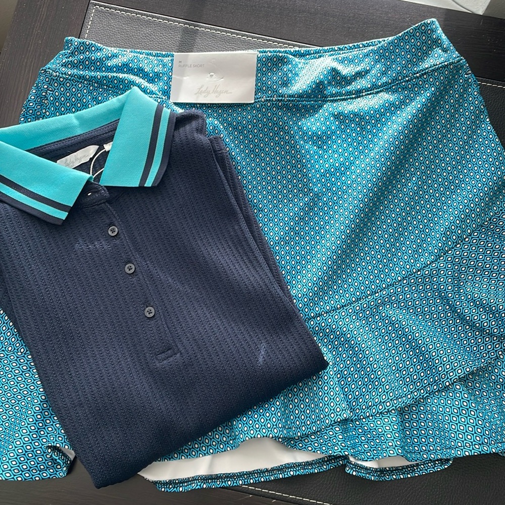 🆕 Lady Hagen Golf Skort and Shirt Outfit
